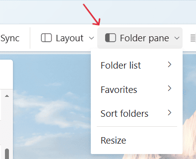 This is a screenshot of the folder pane for the article how to delete folders in outlook step by step