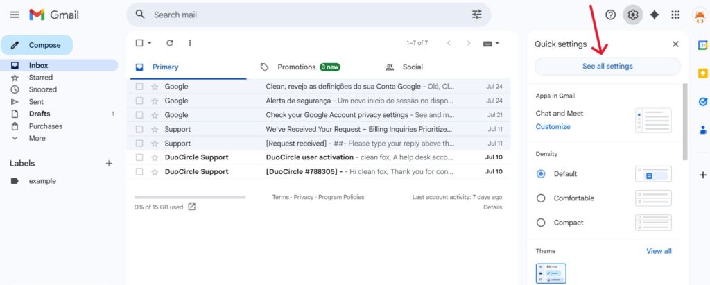 This is a screenshot of the second step in setting up filters to auto-delete emails in Gmail for the article How to Delete Old Emails in Gmail Automatically