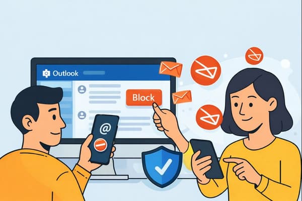How to block emails in Outlook and stop spam by blocking unwanted senders and protecting your inbox