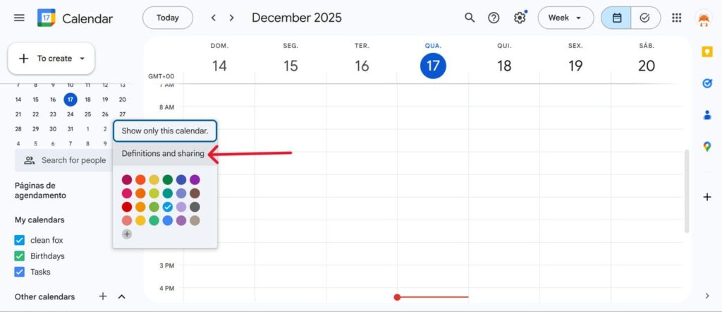 This is a screenshot of the third step on setting up calendar sharing permissions for the article How to Share Your Google Calendar 